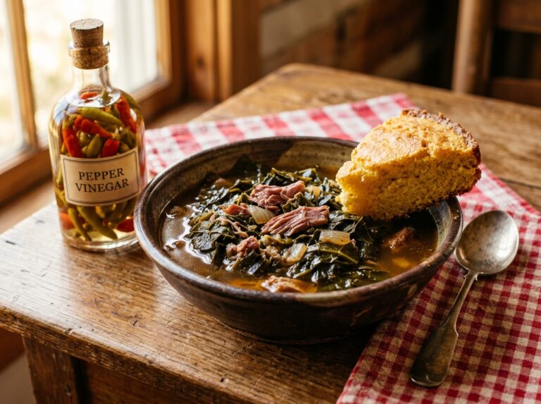 Collard greens with smoked turkey